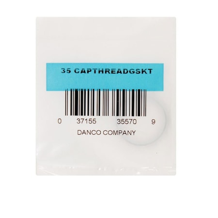 Danco Fiber 13/16 inch  D X 15/16 inch  D Cap Thread Gasket 35570B